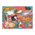 Galison: puzzle Lounging Cats 1000 elementów - obrazek 2