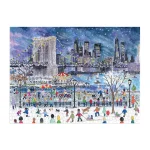 Galison: puzzle Michael Storrings – Snowfall Over New York City 1000 elementów - obrazek 2