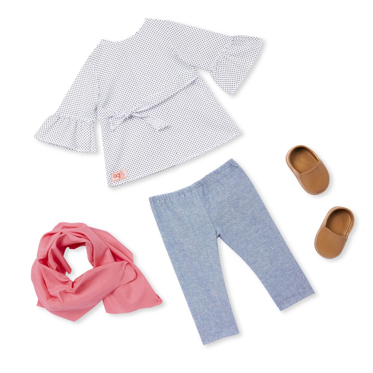 Our Generation: Lalka MIRNA 46cm – MUZUŁMANKA z dołeczkami w policzkach - obrazek 2