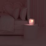 MOB: budzik z lampką Billy Jasnoróżowy - obrazek 2