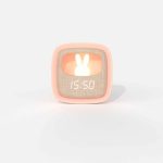 MOB: budzik z lampką Billy Jasnoróżowy