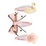 Djeco: Spinki do włosów VIOLETTE 3 szt. - Kolekcja PLUME