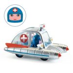 Djeco: Autko CRAZY MOTORS - SPACE AMBULANCE - obrazek 3