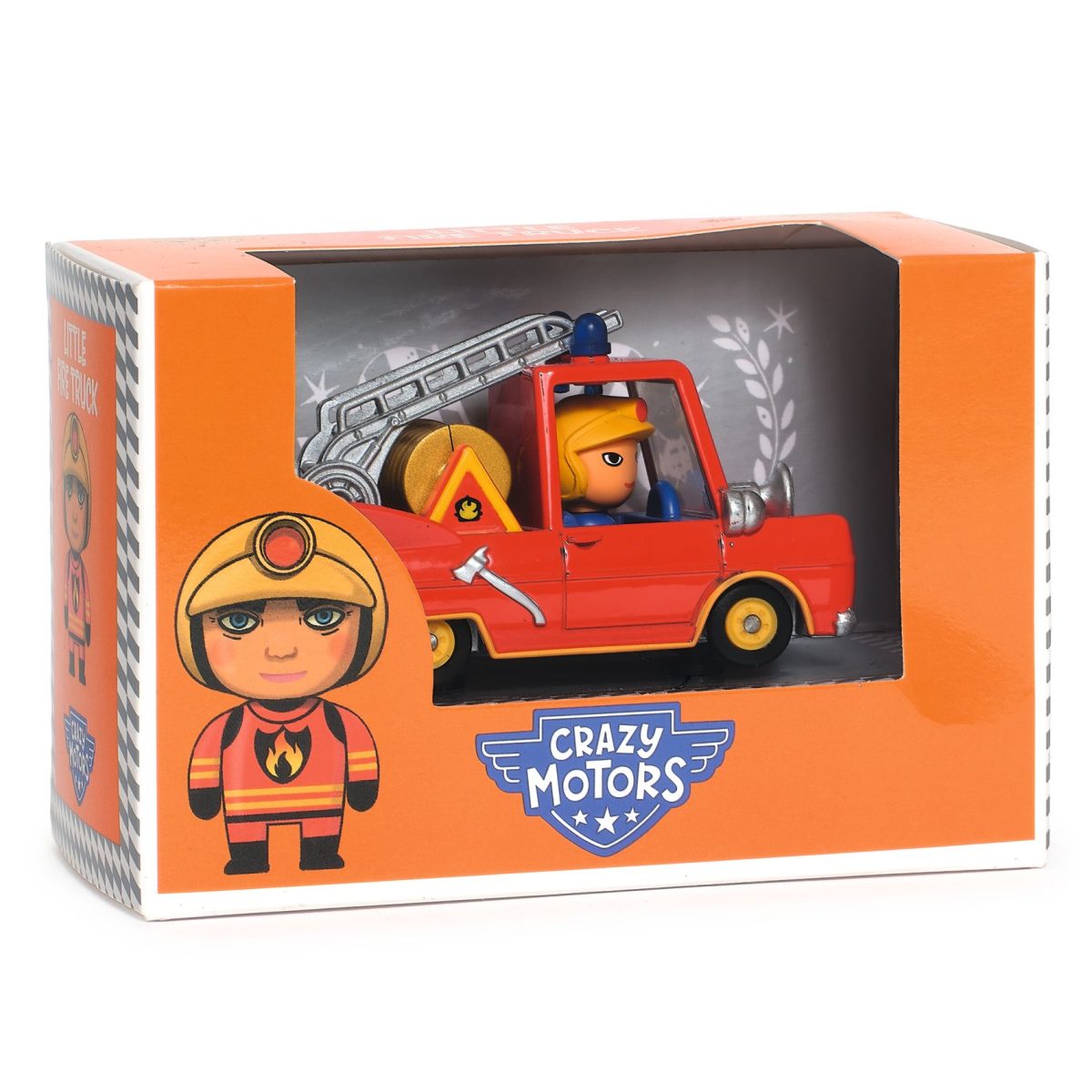 Djeco: Autko CRAZY MOTORS - LITTLE FIRE TRUCK - obrazek 2