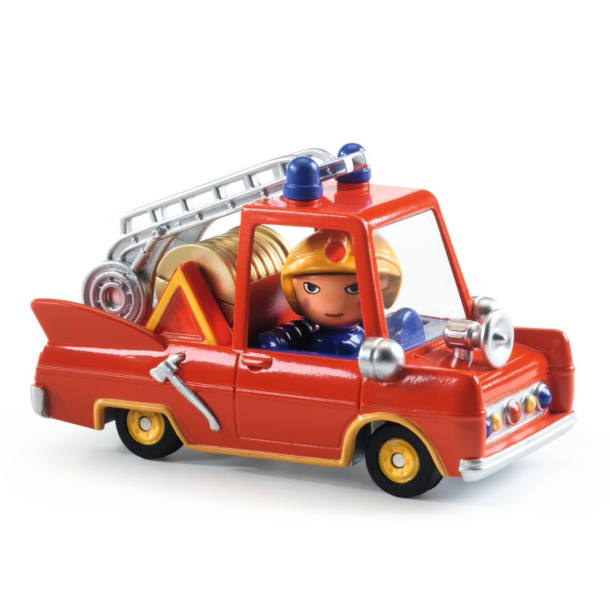 Djeco: Autko CRAZY MOTORS - LITTLE FIRE TRUCK - obrazek 4