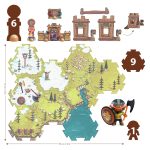 Djeco: ARTY TOYS SCENOGRAFIA Puzzle tekturowe BARBARIOUS + wojownik ALRIC - obrazek 3