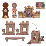 Djeco: ARTY TOYS SCENOGRAFIA Puzzle tekturowe BARBARIOUS + wojownik ALRIC - obrazek 5