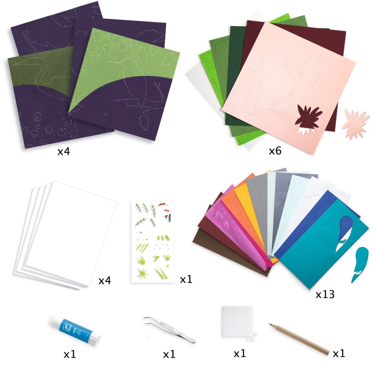 Djeco: Zestaw artystyczny NAD WODĄ 7+ - obrazek 2