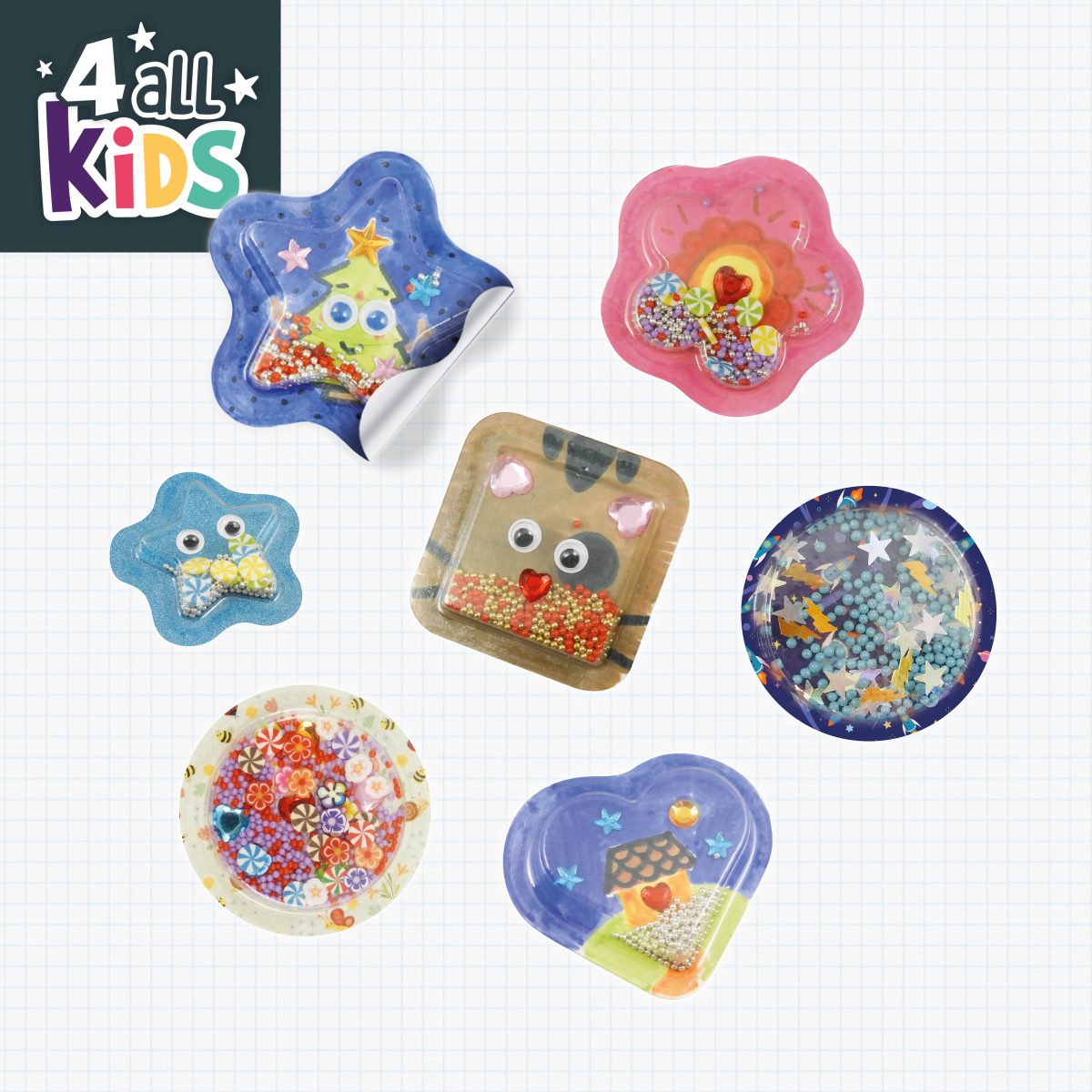 Buki: Zestaw art. Fabryka naklejek 3D 6+ - obrazek 4