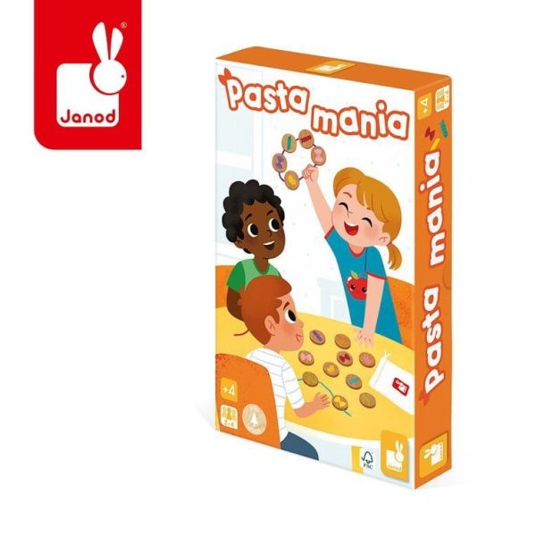 Janod: gra pamięciowa Pasta Mania 4+