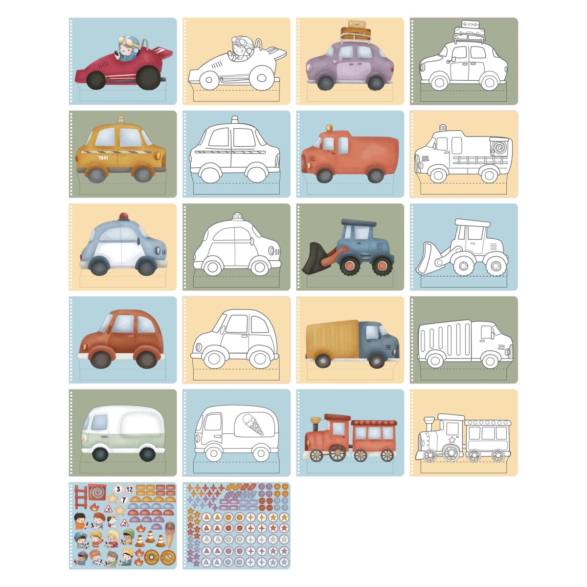 Little Dutch: kreatywny zeszyt z nożyczkami Jim & Friends - obrazek 5