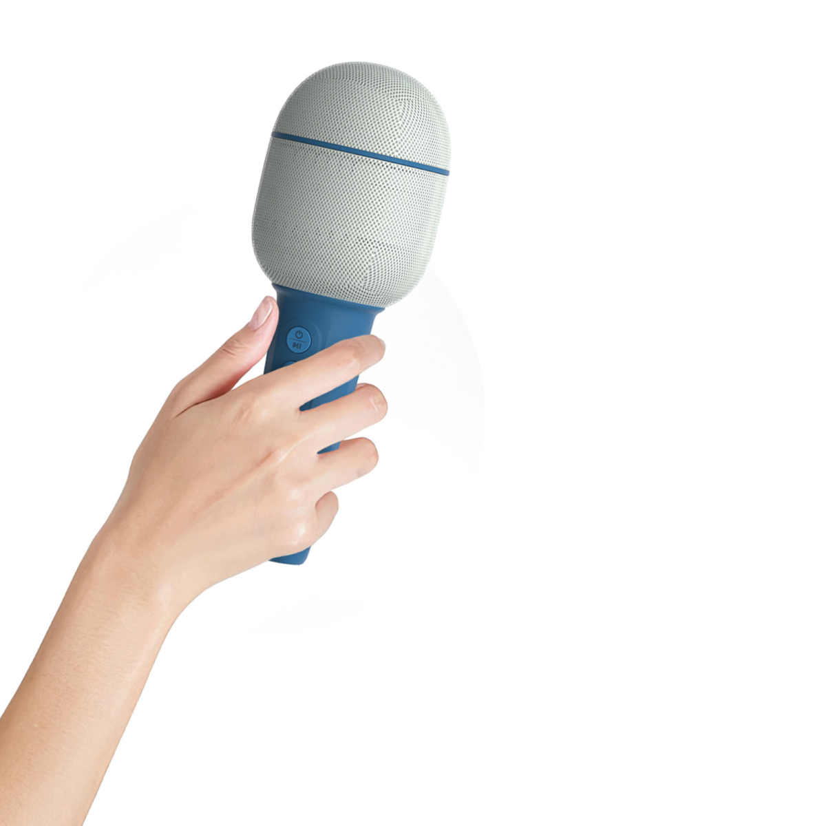 MOB: Mikrofon Groovy Niebieski - obrazek 2