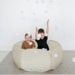 3 Sprouts Basen Piłeczkowy Gingham Beige - obrazek 6