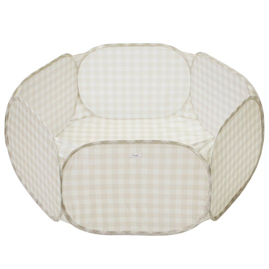 3 Sprouts Basen Piłeczkowy Gingham Beige