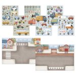 Little Dutch: książeczka z naklejkami Jim na ulicy - obrazek 4