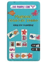The Purple Cow: Podróżna gra magnetyczna - Domino Ocean