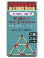 The Purple Cow: Podróżna gra magnetyczna - Łamigłówki z zapałkami
