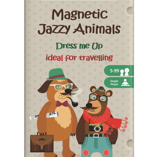 The Purple Cow: Podróżna gra magnetyczna - Ubieranki Misie