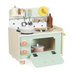 Janod: mała drewniana kuchnia z akcesoriami Shiny Grandma 3+ - obrazek 7