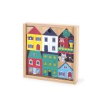 Janod: zestaw klocków i figurek 36 el. Miasto Cross Roads 2+