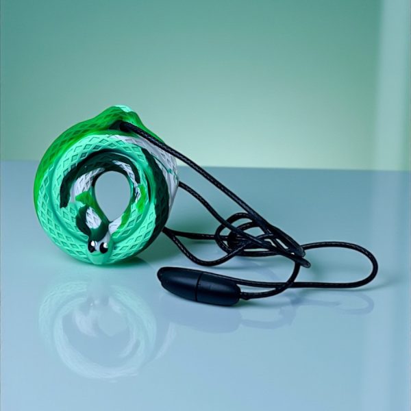 Jellystone, Gryzak terapeutyczny, antystresowy naszyjnik – Leśny Wąż