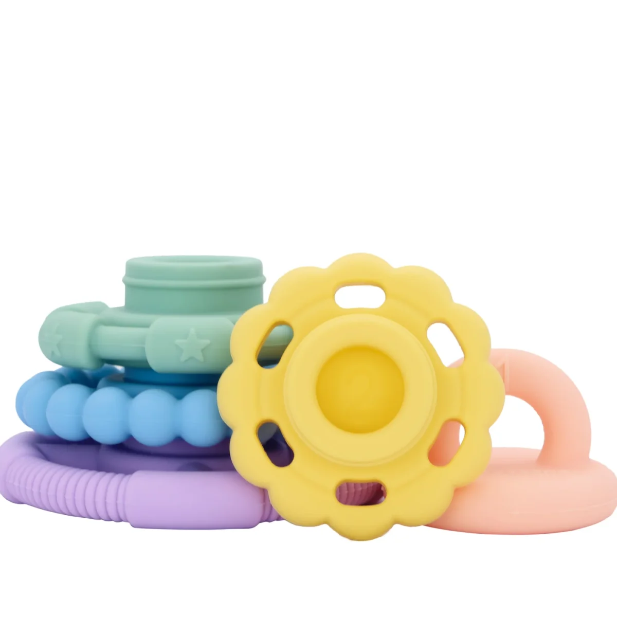 Jellystone, Silikonowa piramida, gryzaki krążki, GELATO - obrazek 4