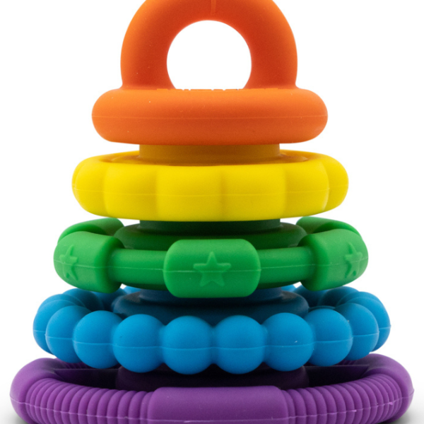 Jellystone, Silikonowa piramida, gryzaki krążki, Rainbow, Tęcza