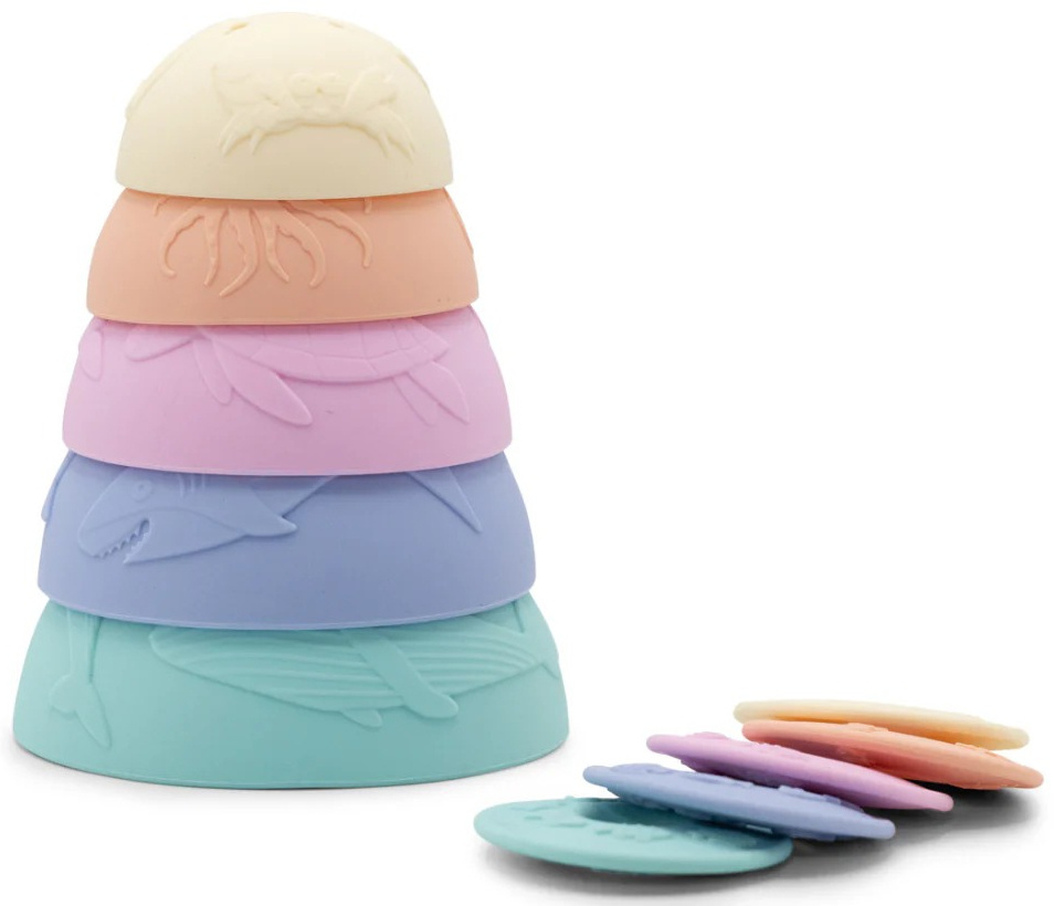 pol_pl_Jellystone-Silikonowe-kubeczki-miseczki-do-ukladania-i-do-wody-z-tonacymi-dyskami-Stacking-Cups-kolor-pastelowy-326_3 Jellystone, Silikonowe kubeczki do układania i do wody z tonącymi dyskami Stacking Cups - obrazek 1