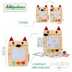 LILLIPUTIENS Drewniana tablica – znikopis Wilk Louis 2 lata+ - obrazek 3