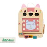 Lilliputiens Drewniana tablica – znikopis Kotka Jeanne 18m+