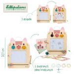 Lilliputiens Drewniana tablica – znikopis Kotka Jeanne 18m+ - obrazek 3