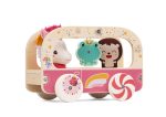 Lilliputiens Drewniany wózek do ciągnięcia Jednorożec Lena 12 m+ - obrazek 3