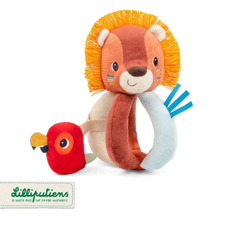 pol_pl_Lilliputiens-Grzechotka-z-uchwytami-Lew-Jack-6-m-13732_1 Lilliputiens Grzechotka z uchwytami Lew Jack 6 m+ - obrazek 1