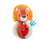 Lilliputiens Grzechotka z uchwytami Lew Jack 6 m+ - obrazek 4