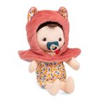 Lilliputiens Lalka dzidziuś w nosidełku i z czapeczką Jeanne 18 m+ - obrazek 4