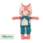 Lilliputiens Przytulanka z książeczką Kotka Jeanne 6 m+