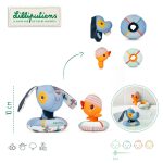 Lilliputiens Przytulanki do kąpieli Piesek Jules i Kaczorek Gaspard 6 m+ - obrazek 3