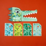 Londji®: Maska Be Wild do wyklejenia - Krokodyl - obrazek 2