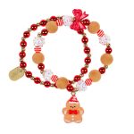 Souza! Bransoletki z dużymi perłami i zawieszką świąteczną Gabrielle 2 szt. - obrazek 2