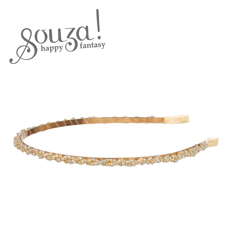 pol_pl_Souza-Opaska-z-koralikami-zlota-Lynn-14180_1 Souza! Opaska z koralikami złota Lynn - obrazek 1