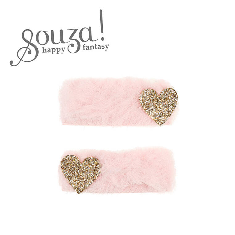 pol_pl_Souza-Spinki-do-wlosow-jasnorozowe-futerko-Jolia-2-szt-10141_1 Souza! Spinki do włosów jasnoróżowe futerko Jolia 2 szt. - obrazek 1