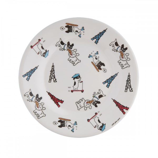 Petit Jour Paris®: Doggy in Paris - Talerz 20cm