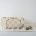 3 Sprouts Basen Piłeczkowy Checkerboard Beige - obrazek 4