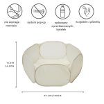 3 Sprouts Basen Piłeczkowy Beige - obrazek 3