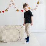 3 Sprouts Basen Piłeczkowy Checkerboard Beige - obrazek 6