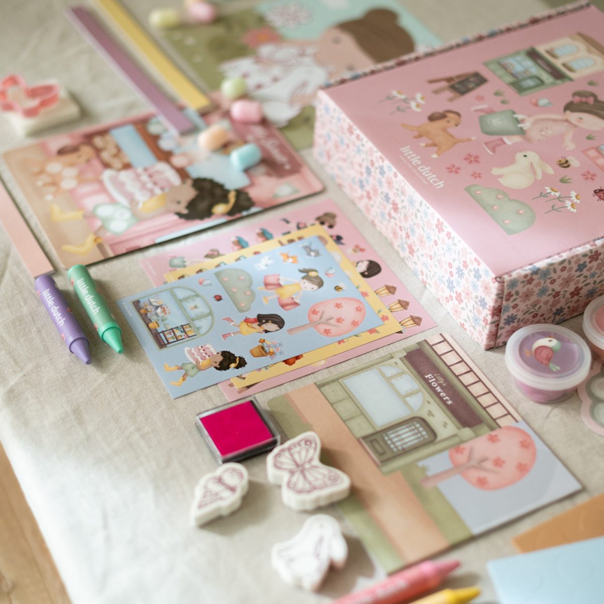 Little Dutch: Kreatywne pudełko XL Rosa & Friends - obrazek 4