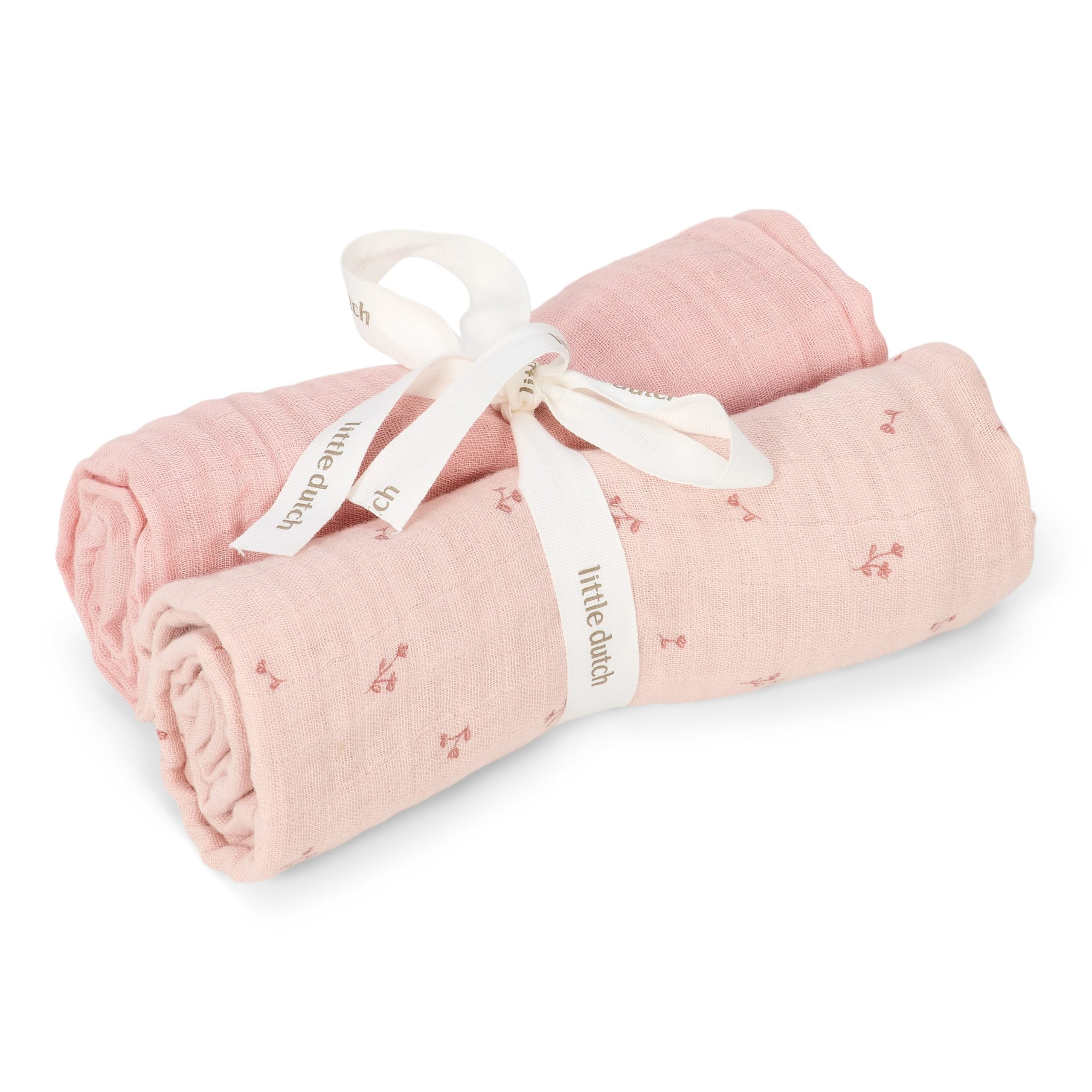 swaddle-70x70-set-of-2-pure-blossom-print-te51855038-product-1 Little Dutch: otulacze muślinowe 70x70 cm Pure Blossom - obrazek 1