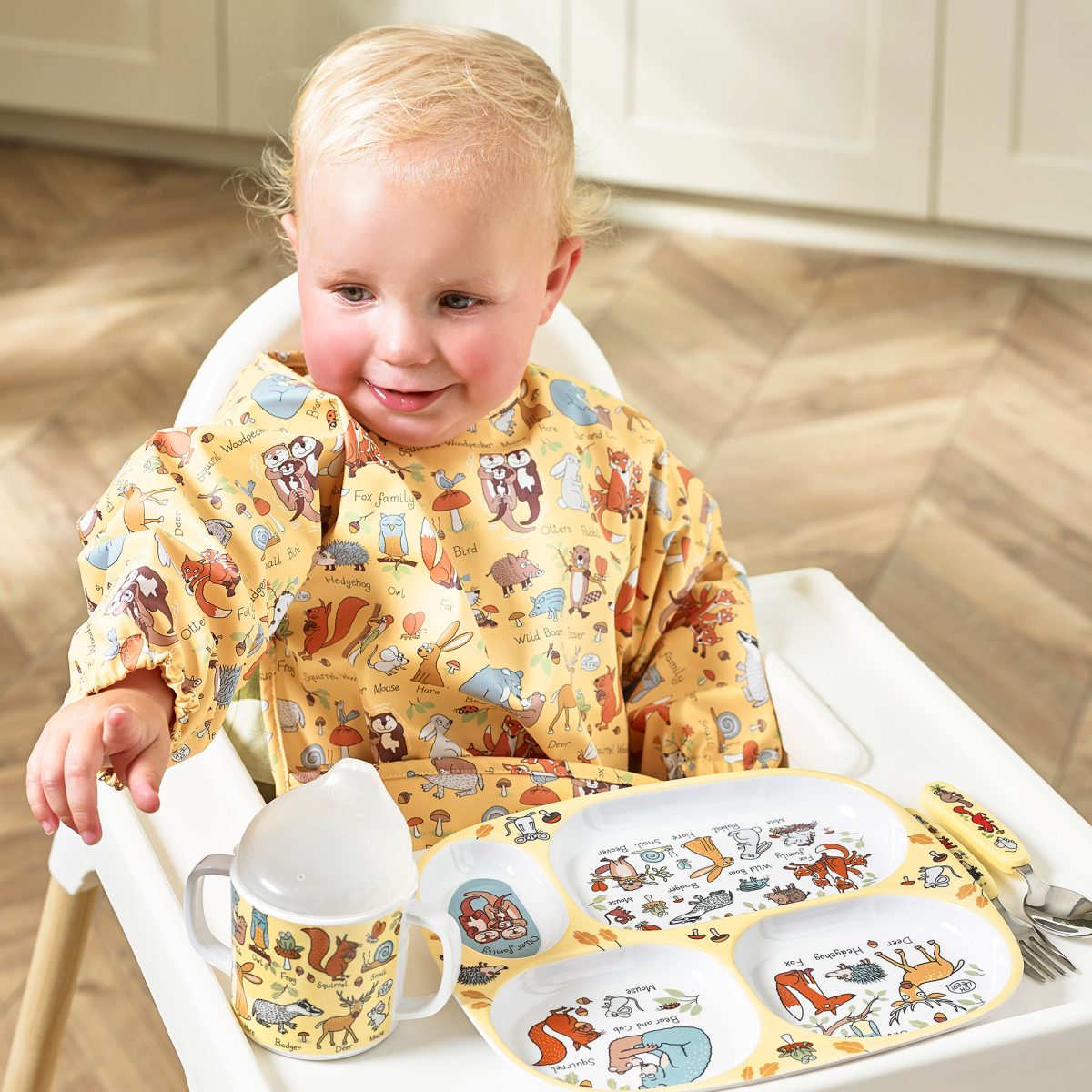 Tyrrell Katz: Woodland - Wodoodporny śliniaczek z długim rękawem - obrazek 2