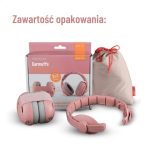 Zazu Fun Słuchawki Wygłuszające 2w1 dla Dzieci i Niemowląt Pink - obrazek 3