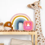 MOB: budzik z lampką Billy Pink Zebra - obrazek 4